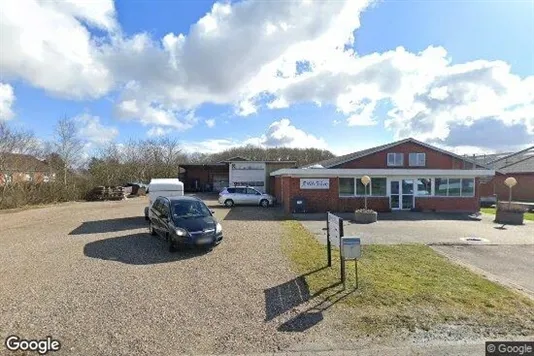 Værkstedslokaler til leje i Spøttrup - Foto fra Google Street View