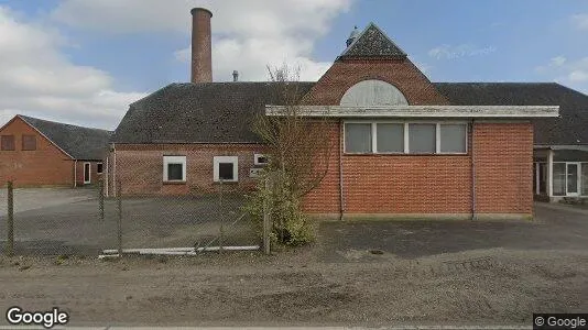 Værkstedslokaler til leje i Hjortshøj - Foto fra Google Street View