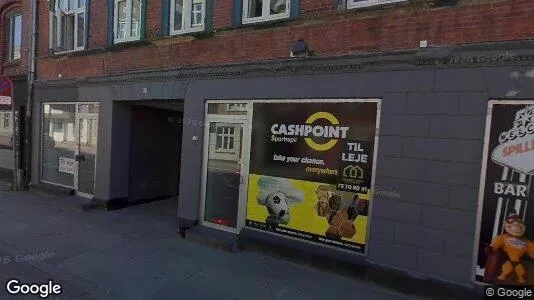 Erhvervslokaler til leje i Vejle Centrum - Foto fra Google Street View
