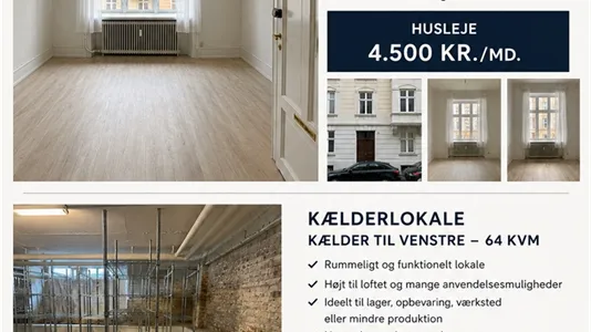 Lagerlokaler til leje i Østerbro - billede 1