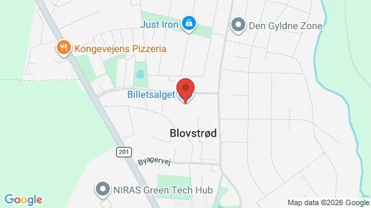Lagerlokaler til leje i Allerød - Foto fra Google Street View