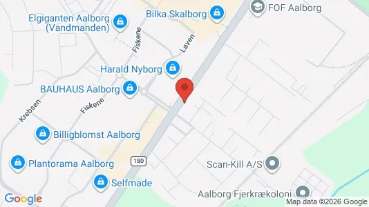 Kliniklokaler til leje i Aalborg SV - Foto fra Google Street View