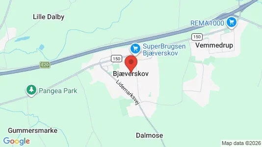 Kliniklokaler til leje i Bjæverskov - Foto fra Google Street View