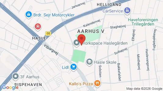 Kontorfællesskaber til leje i Århus V - Foto fra Google Street View