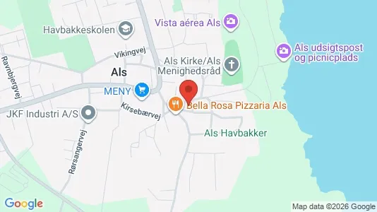 Erhvervslokaler til leje i Hadsund - kort over placeringen