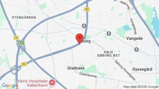 Erhvervslokaler til leje i Søborg - Foto fra Google Street View