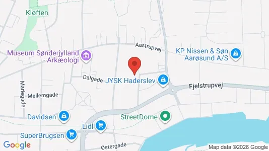 Kontorlokaler til leje i Haderslev - Foto fra Google Street View