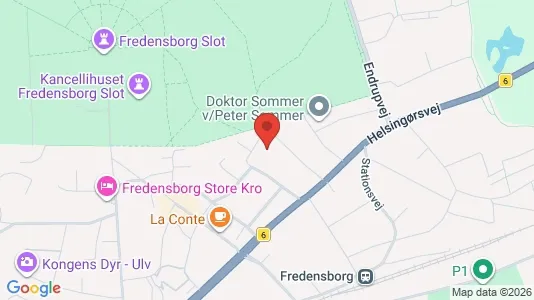 Kontorlokaler til leje i Fredensborg - kort over placeringen