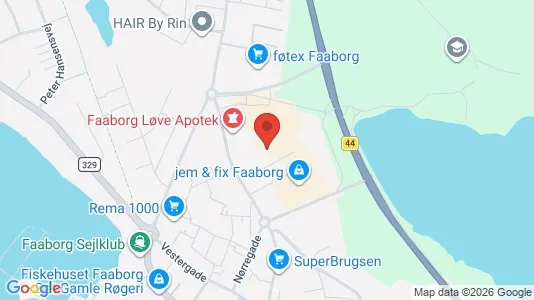 Kontorlokaler til leje i Faaborg - Foto fra Google Street View