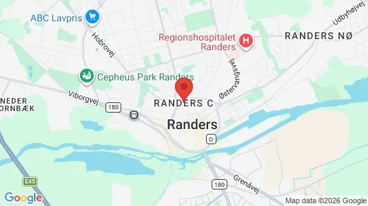 Butikslokaler til leje i Randers C - Foto fra Google Street View