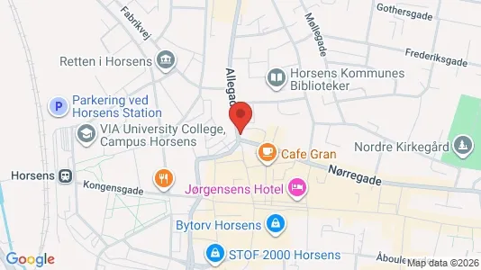 Kontorlokaler til leje i Horsens - Foto fra Google Street View