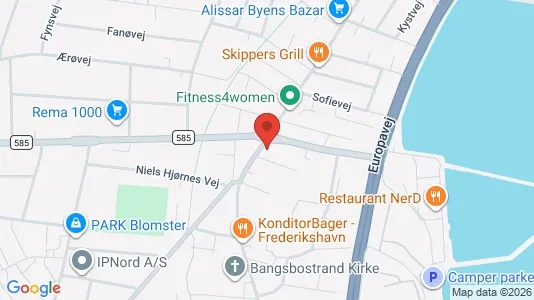 Kontorlokaler til leje i Frederikshavn - Foto fra Google Street View