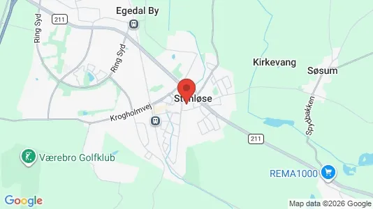 Butikslokaler til leje i Stenløse - Foto fra Google Street View