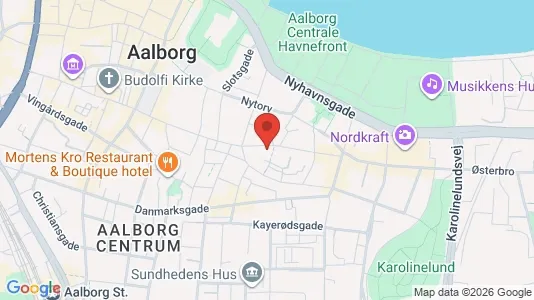 Erhvervslokaler til leje i Aalborg Centrum - Foto fra Google Street View