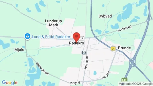Erhvervslokaler til leje i Rødekro - Foto fra Google Street View