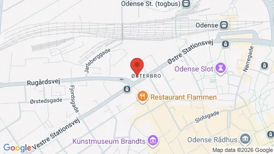 Kontorlokaler til leje i Odense C - Foto fra Google Street View