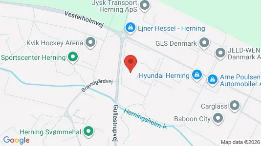 Kontorlokaler til leje i Herning - Foto fra Google Street View