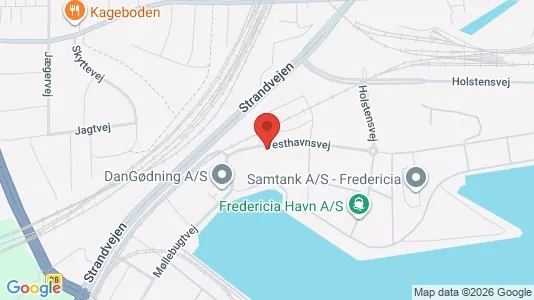 Erhvervslokaler til leje i Fredericia - Foto fra Google Street View