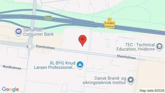 Kontorlokaler til leje i Hvidovre - Foto fra Google Street View