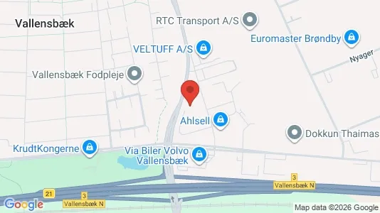 Kontorlokaler til leje i Vallensbæk - Foto fra Google Street View