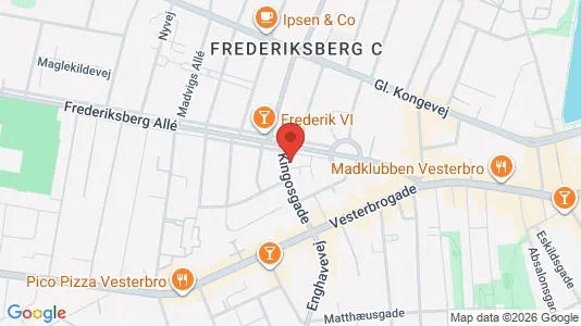 Kliniklokaler til leje i Frederiksberg C - Foto fra Google Street View
