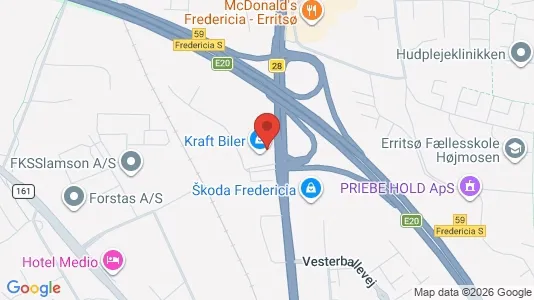 Erhvervslokaler til leje i Fredericia - Foto fra Google Street View