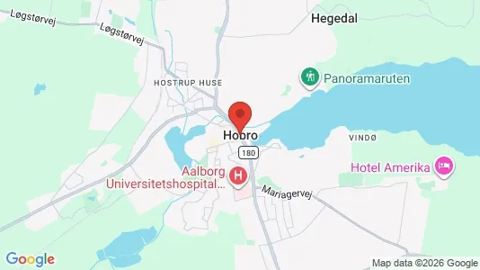Erhvervslokaler til leje i Hobro - Foto fra Google Street View
