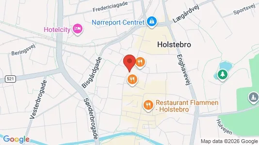 Kontorlokaler til leje i Holstebro - Foto fra Google Street View