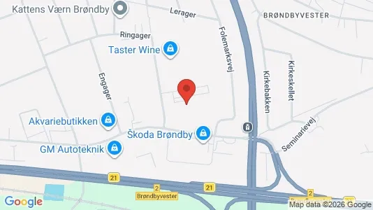 Kontorlokaler til leje i Brøndby - Foto fra Google Street View