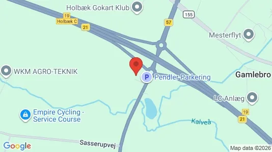 Erhvervslokaler til leje i Holbæk - Foto fra Google Street View