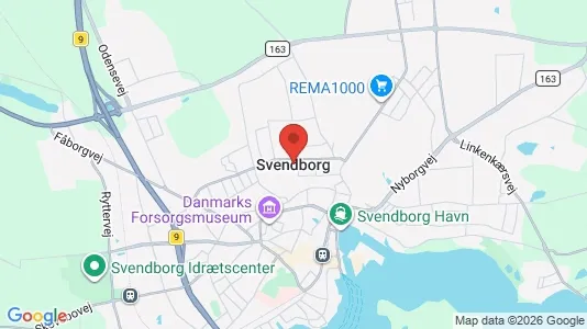 Butikslokaler til leje i Svendborg - Foto fra Google Street View