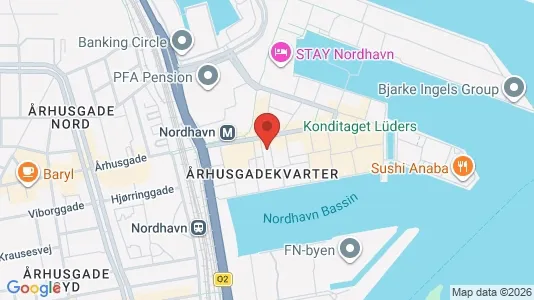 Kontorlokaler til leje i Nordhavn - Foto fra Google Street View
