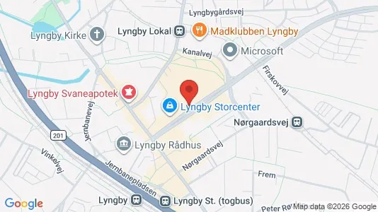 Kliniklokaler til leje i Kongens Lyngby - Foto fra Google Street View