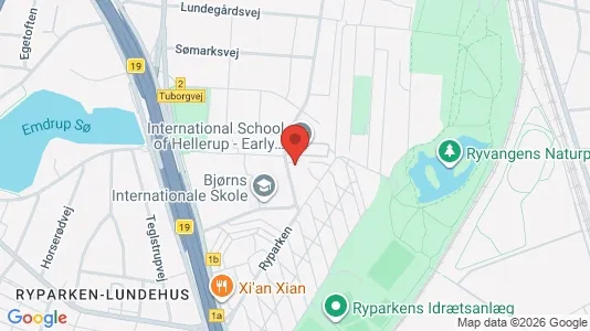 Kontorlokaler til leje i Hellerup - kort over placeringen