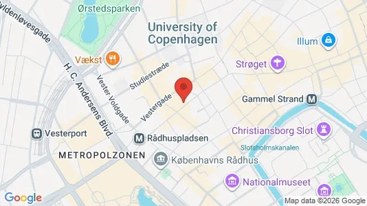 Kontorlokaler til leje i København K - kort over placeringen