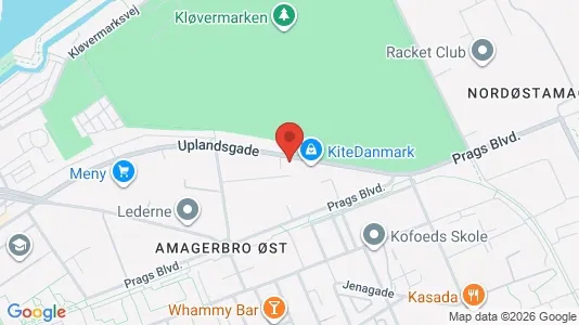 Erhvervslokaler til leje i København S - kort over placeringen