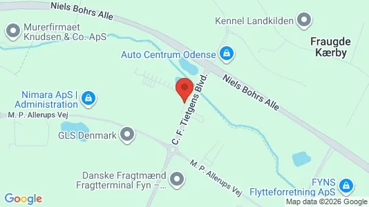 Kontorlokaler til leje i Odense SØ - Foto fra Google Street View