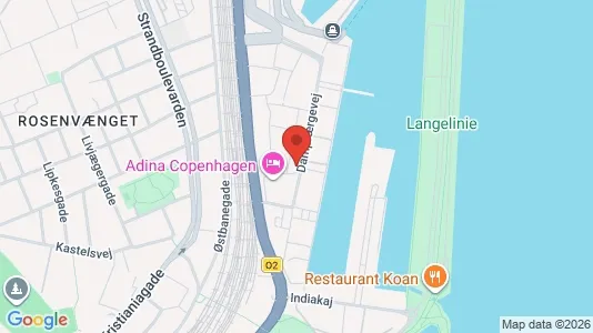 Kontorlokaler til leje i Østerbro - Foto fra Google Street View