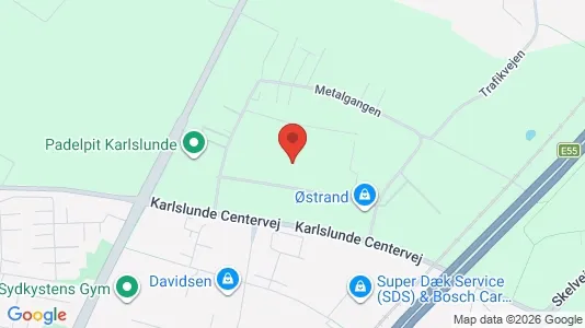 Lagerlokaler til leje i Karlslunde - Foto fra Google Street View
