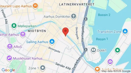 Kontorlokaler til leje i Århus C - Foto fra Google Street View