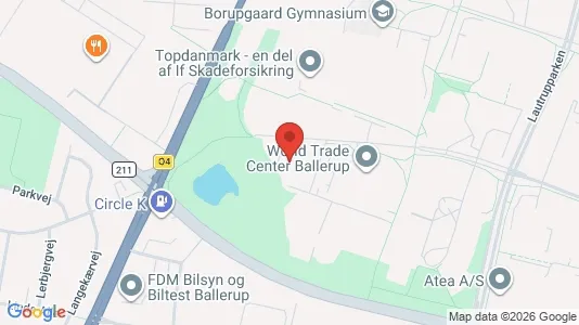 Kontorlokaler til leje i Ballerup - kort over placeringen