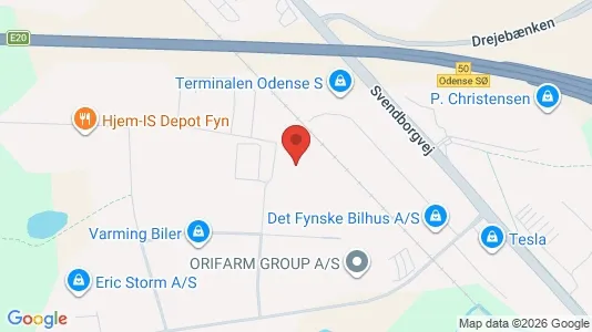 Lagerlokaler til leje i Odense S - Foto fra Google Street View