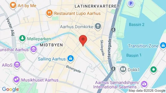 Kontorlokaler til leje i Århus C - Foto fra Google Street View