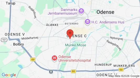 Kontorlokaler til leje i Vesterbro - kort over placeringen