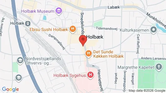 Kontorlokaler til leje i Holbæk - Foto fra Google Street View