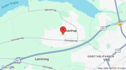 Butikslokaler til leje i Viby J - kort over placeringen