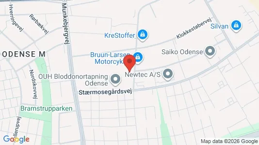 Erhvervslokaler til leje i Odense M - Foto fra Google Street View
