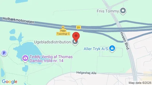 Lagerlokaler til leje i Taastrup - Foto fra Google Street View