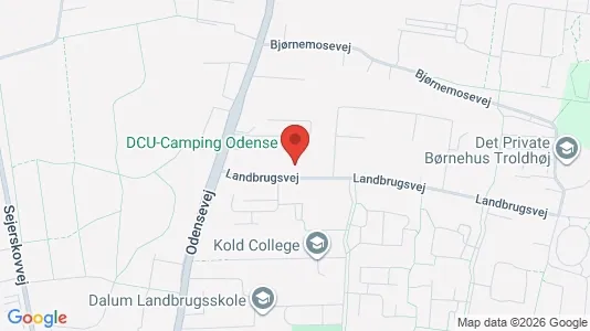 Kontorlokaler til leje i Odense S - kort over placeringen
