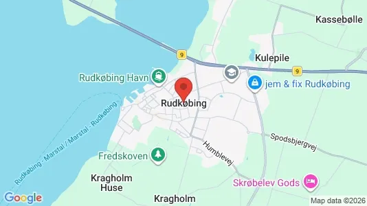 Butikslokaler til leje i Rudkøbing - Foto fra Google Street View